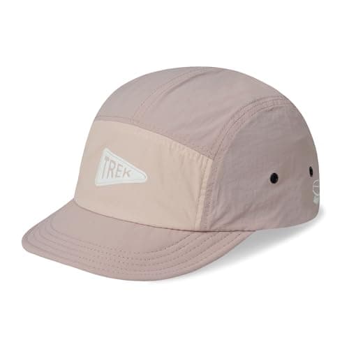 Image of Clakllie Quick Dry 5 Panel Baseball Cap Waterproof Flat Brim Hats for Women Men Adjustable Golf Dad Hat,BSSD2567-Pink