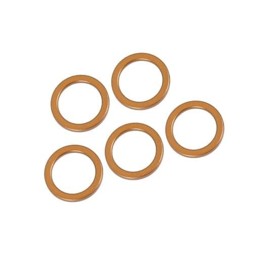 Image of Partuto 5pcs 22mm ID 30mm OD Motorcycle Exhaust Muffler Pipe Gasket Replacement