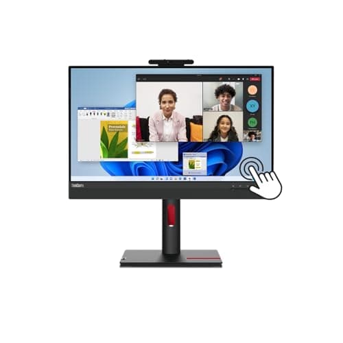Image of Lenovo ThinkCentre Tiny-In-One 24 Gen 5 23.8" Full HD IPS Touchscreen Monitor Black - 12NBGAT1UK