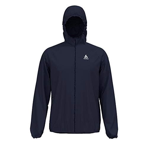 Image of Odlo Men Fli Jacket with Hood - Diving Navy, Small