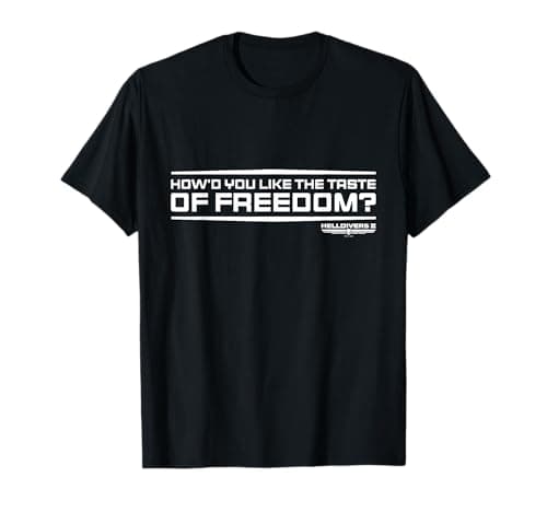 Image of Helldivers 2 Sony PlayStation Video Game Taste Of Freedom T-Shirt