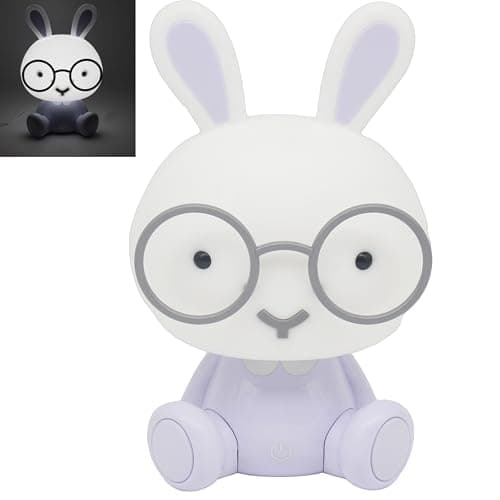 Image of L & P Home & Gifts Led Lights & Gifts Bunny Led Lamp White Electrical Table Lamps for Home | Stylish Table Lamp for Home Décor | Night Light for Bedroom & Hallway | Lovely Gift for Women & Men