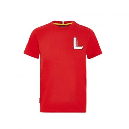 Image of Scuderia Ferrari 2020 - Official Formula 1 Merchandise - Charles Leclerc T-Shirt Kids - Red - Cotton - 104