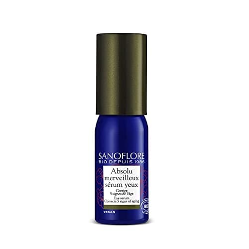 Image of Sanoflore Absolu Wonderful Eye Serum — Certified Organic Anti-Wrinkle Eye Contour Serum — With Organic Pelargonium — With Organic Flaxseed Peptides — With Natural Caffeine — 15ml