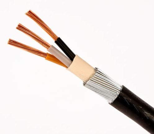 Image of 1.5mm 3 CORE SWA STEEL WIRE ARMOURED CABLE 25 MTRS