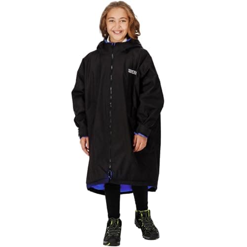 Image of Regatta Unisex Kids Waterproof Changing Robe Oversized Fleece Lined Windproof