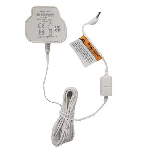 Image of HDS2 UK Power Adapter For Babysense Video Baby Monitor, Model: HDS2 Only (Not Compatible with Any Other Model)