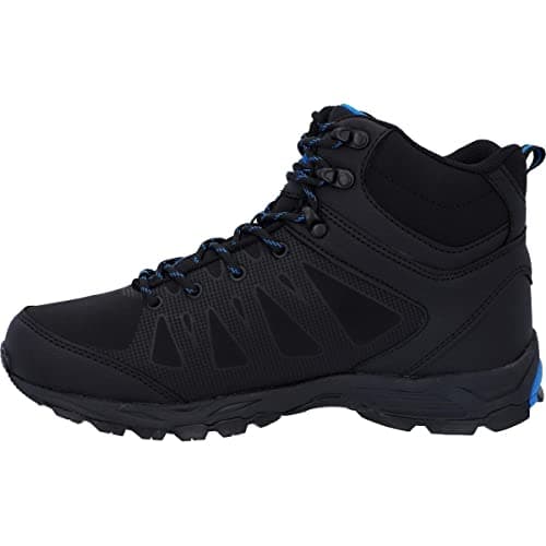 Image of Hi-Tec Raven Mid Wp, Men’s High Rise Hiking Boots, Black (Black/Blue 21), 7 (41 EU)