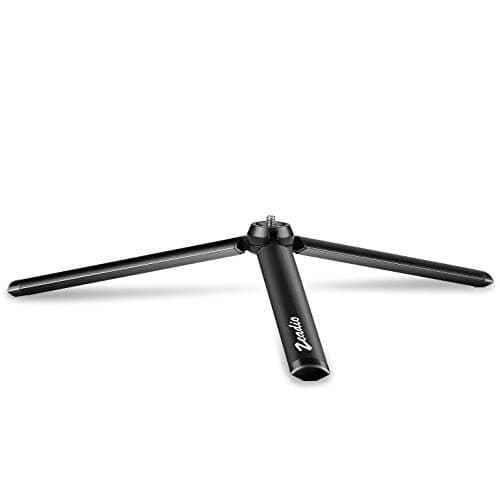 Image of Zeadio Metal Mini Tripod with 1/4 Inch Screw, Desktop Tabletop Stand Tripod for Smooth 4, Crane Plus, Crane 2, Osmo Mobile, Ronin-S, Vimble 2, Gimble Handle Grip Stabilizer and All Cameras