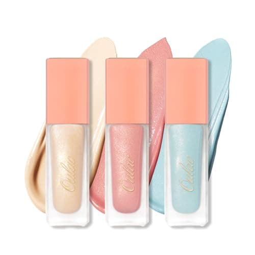 Image of Oulac Liquid Eyeshadow Satin Finish - Multi-Use Eyeshadow Primer & Liquid Blush | Blendable Smooth Eye Make-up, Crease-Resistant, Non-Greasy, Vegan, Cruelty-Free (SA02/SA04/SA05)