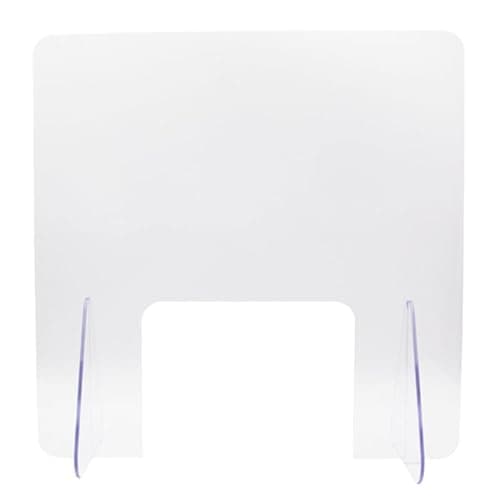 Image of SUPVOX Acrylic Sneeze Guard Screen 40X40Cm Desk Divider Panel Protective Barrier for Office Countertop Partition