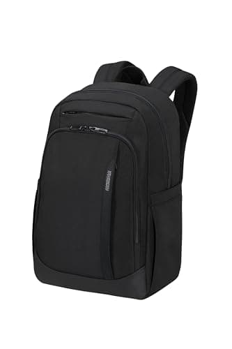 Image of American Tourister Urban Groove UG28 - Laptop Backpack 15.6 Inches (46.5 cm) - Lightweight & Comfortable Business Backpack with Bottle Holder and Smart Sleeve - 26L - Black, black, 46.5 x 31 x 22.5 cm