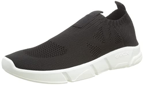 Image of Geox Boys J Aril Boy Sneakers, Black, 1.5 UK