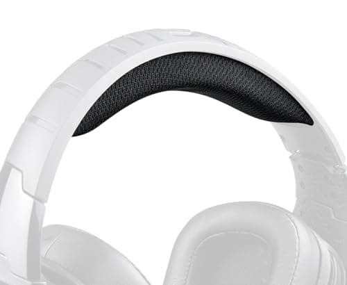 Image of SOULWIT Replacement Headband Pad Kit for Logitech G633/G633S/G933/G933S/G935 Headphones,Headset Head Band Top Cushion Cover Repair Part, Easy DIY Installation - Black