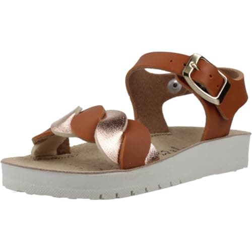 Image of Geox J SANDAL COSTAREI GI, Girls’ Sandal, Biscuit/Rose Gold,