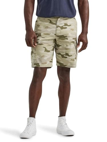 Image of Lee Men's Extreme Motion Swope Cargo Short, Khaki Granite Camo, 36