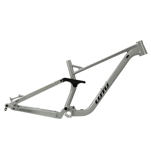 Image of HIMALO Full Suspension Mountain Bike Frame 27.5er/29er Downhill Enduro Frame 16''/18'' Thru Axle 12x148mm Boost Frame Travel 140mm Aluminium Alloy Disc Brake Frame DH/AM/XC(Gray,M(16''))