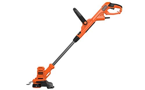 Image of Black+Decker BESTA525 Elektro-Rasentrimmer/Rasenkantenschneider (450W, 25 cm Schnittbreite, E-Drive, AFS automatische Fadenverlängerung, werkzeuglos umstellen von Trimmen auf Kantenschneiden)