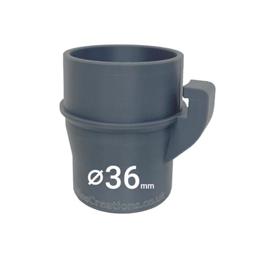 Image of Dust Extraction Adapter Compatible with Hikoki Mitre Saws C3610DRA and C8FSHG – Fits 32mm / 36mm / 38mm Connectors (36 mm)