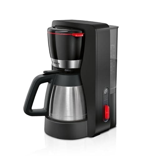 Image of Bosch Hausgeräte-Store MyMoment TKA3M134 Coffee Maker, 1 Litre Vacuum Jug, 8-12 Cups, Drip System, Swivel Filter Holder, Descaling Program, Removable Water Tank, 1200 W,