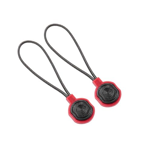 Image of Yullmu Anchor Connector Suitable for Peak Design Strap 3-Layer Structure Load-Bearing 198 lbs Suitable with DSLR Mirrorless Camera Telescopes (Red)