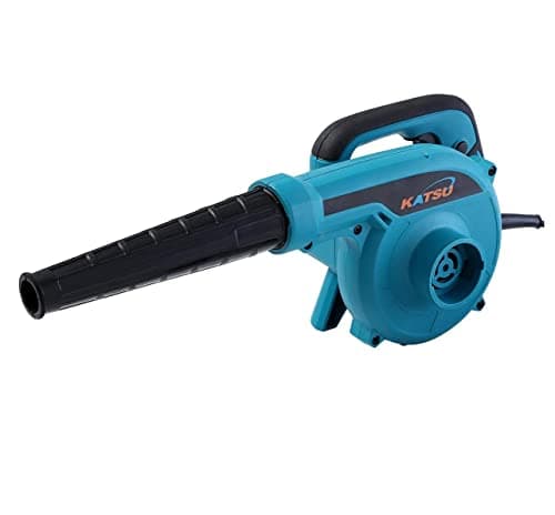 Image of KATSU Electric Air Blower, Turbo Fan Large Volume 650W Dust Leaf Blower Vacuum Duster Dryer Inflator with Variable Speed for Construction Home Garden Lawn Care, Car Corner Clearing 101772