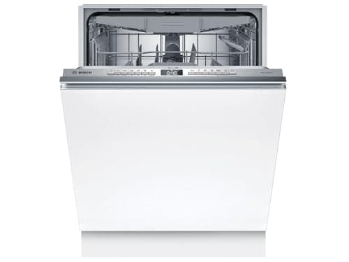 Image of Bosch SMV4EVX08E, Series 4, Smart Dishwasher Fully Integrated 60 cm, Cutlery Drawer, Dishwasher with Program Assistant, Especially Quiet, Rackmatic, Automatic Door Opening, InfoLight, AquaStop