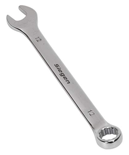 Image of Sealey S01012 Combination Spanner, 12mm, 160mm x 169mm x 48mm, Silver