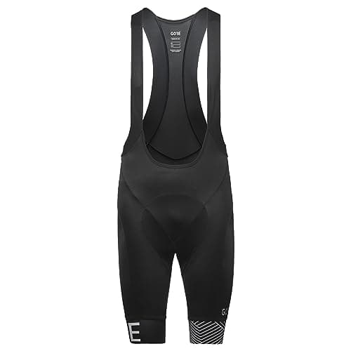 Image of GORE WEAR Mens C5 BIBS, Black/White, L EU