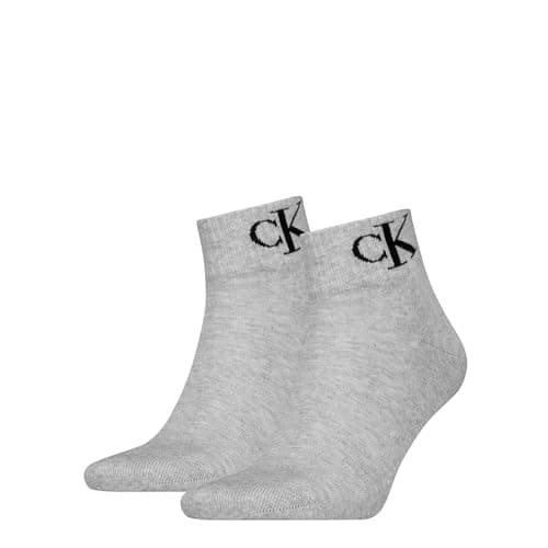 Image of Calvin Klein Socks Men Quarter 2P Monogram