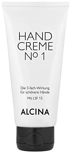 Image of ALCINA Hand Cream No. 1 Nourishes and Smoothes Damaged Skin with Sun Protection Factor 15 1 x 50 ml