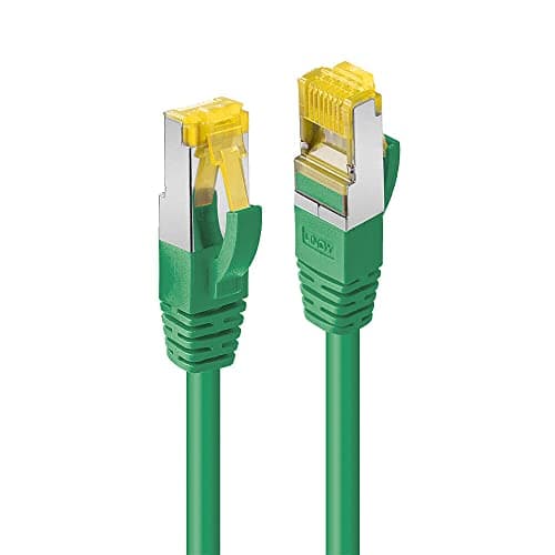 Image of LINDY 47647 1m RJ45 S/FTP LSZH Network Cable Green