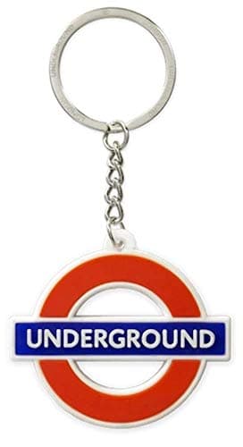 Image of GWC London Underground Roundel Underground Rubber Keyring