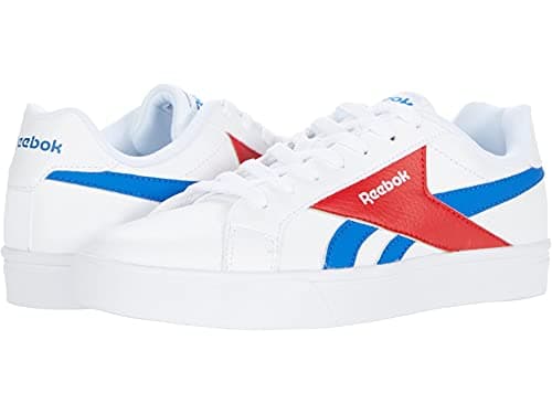 Image of Reebok Royal Complete 3 Low White/Vector Blue/Vector Red Men's 6, Women's 7.5 Medium