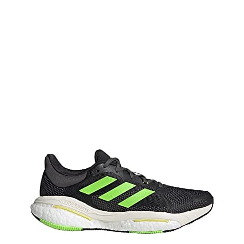 Image of adidas Solar Glide 5 Mens Shoes Size 9.5, Color: Black/Green
