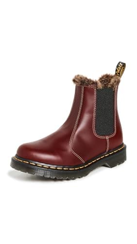 Image of Dr. Martens Womens 2976 Leonore Leather Saddle Tan Boots 6 UK