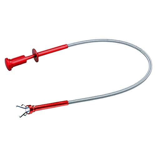 Image of Rolson 60365 LED Claw & Magnetic Pick Up Tool, Red