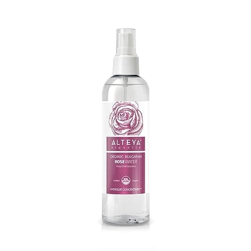 Image of Alteya Organic Rose Water Spray 250ml - Pure Organic Rosa Damascena Hydrolat - No additives - No Artificial Ingredients - USDA Certified Organic - Face Toner, Revitalizing Body, Condition Hair