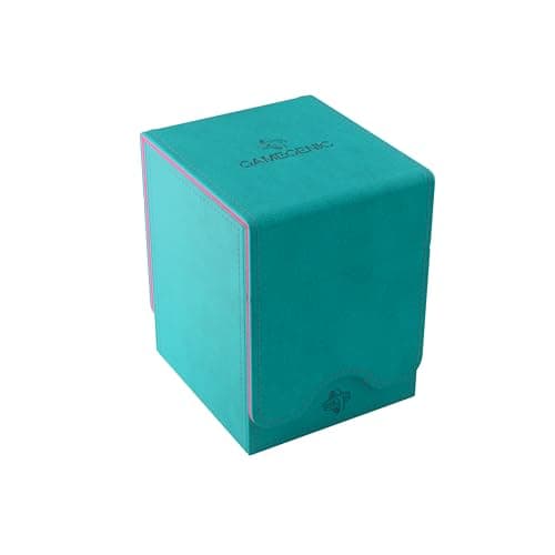 Image of Gamegenic | Squire Deck Pod 100+ XL - Teal/Pink | Trading Card Game Accessory