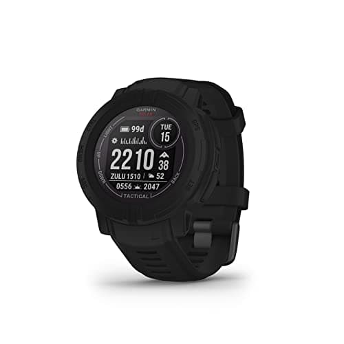 Image of Garmin Instinct 2 Solar Tactical Edition Rugged GPS Smartwatch, Black