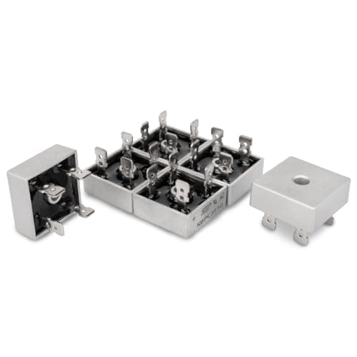 Image of Innfeeltech 6 Pcs Bridge Rectifier Diodes KBPC3510 35A 1000V Single Phase Metal Housing 4 Pin Through Hole