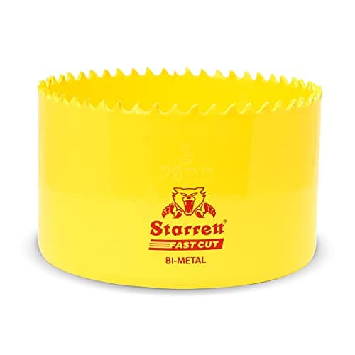 Image of Starrett HSS Bi-Metal Fast Cut Hole Saw - 76mm - For Metal, Wood, Plastics