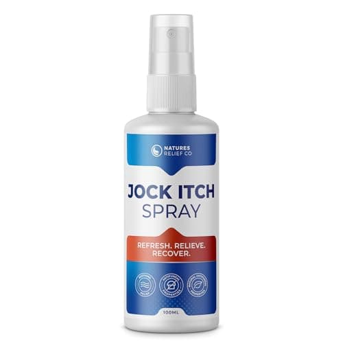 Image of Jock Itch Spray | Powerful Treatment for Fungal Skin Relief | Extra Strength | Anti-Itch Spray with Natural Ingredients | Gentle on Skin | Soothing Formula | Fast-Acting Relief | 100ML