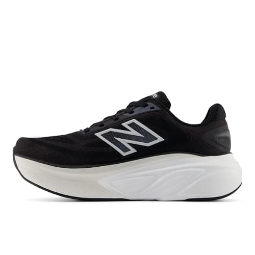 Image of New Balance Women's Fresh Foam X More v6 Running Shoes, Black/Grey Matter/Castlerock, 6.5/W