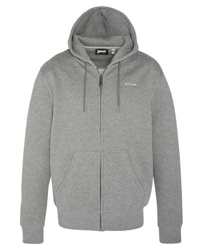 Image of Schott NYC Cardigan Sweater Unisex, grey, M