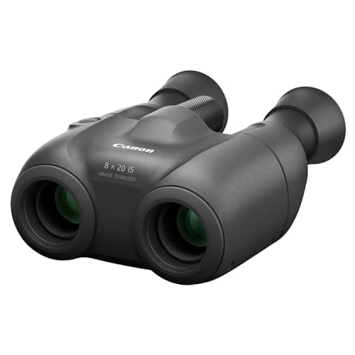 Image of Canon 8x20 IS Small Compact Lightweight Portable Travel Binoculars - Powerful 8x image stabilised binoculars; perfect for travel, wildlife and spectator sports