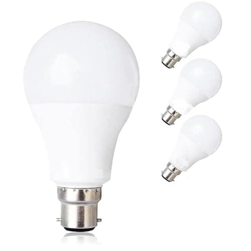 Image of AL AJAL B22 LED Bayonet Bulbs, 15W (150W Equivalent) 1500LM LED Light Bulb, A60 Energy Saving Light Bulbs, 6500K Cool White, Not Dimmable, for Chandelier Bedroom Living Room, 4 Pcs (6500k Cool White)