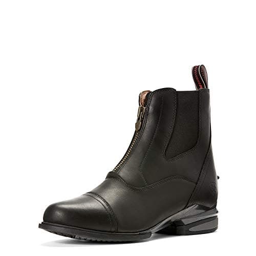 Image of ARIAT Womens Devon Nitro Zip Paddock Boots Black - Easy Stretch Lightweight Footwear UK Size - UK 4