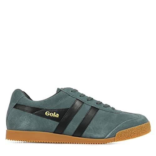 Image of Gola Men's Harrier Trainers, Grey (Graphite/Black GS), 9 UK (43 EU)