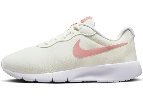 Image of NIKE Boys Tanjun Go (Gs) Sneaker, Summit White Red Stardust Red Stard, 5 UK